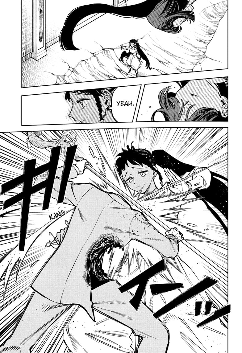 Ichi the Witch Manga Chapter 50 page 3 - Those Who Defy scene