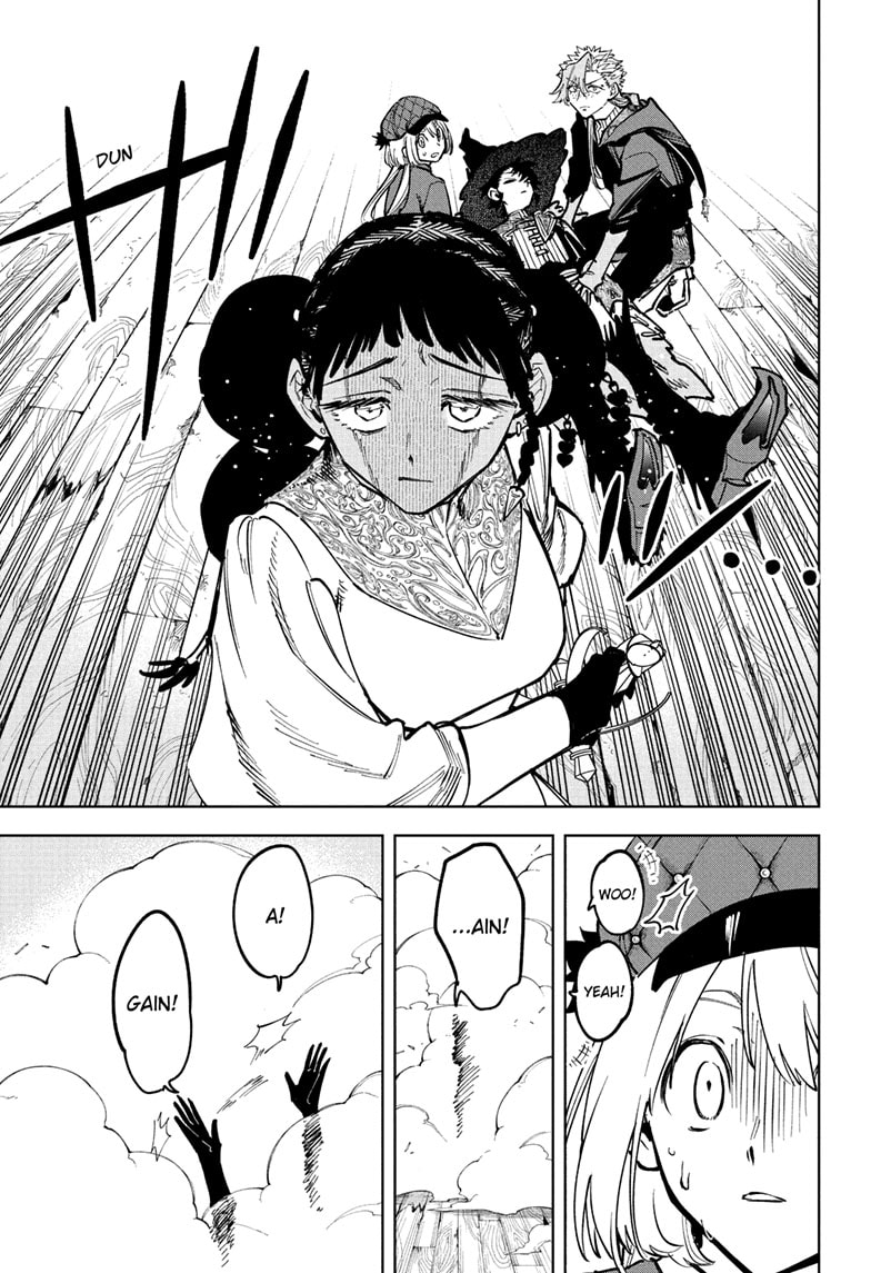 Ichi the Witch Manga Chapter 55 page 17 - Kneel scene