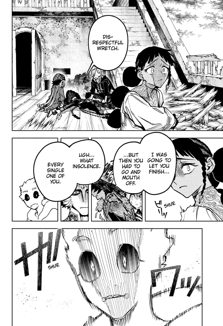 Ichi the Witch Manga Chapter 55 page 22 - Kneel scene