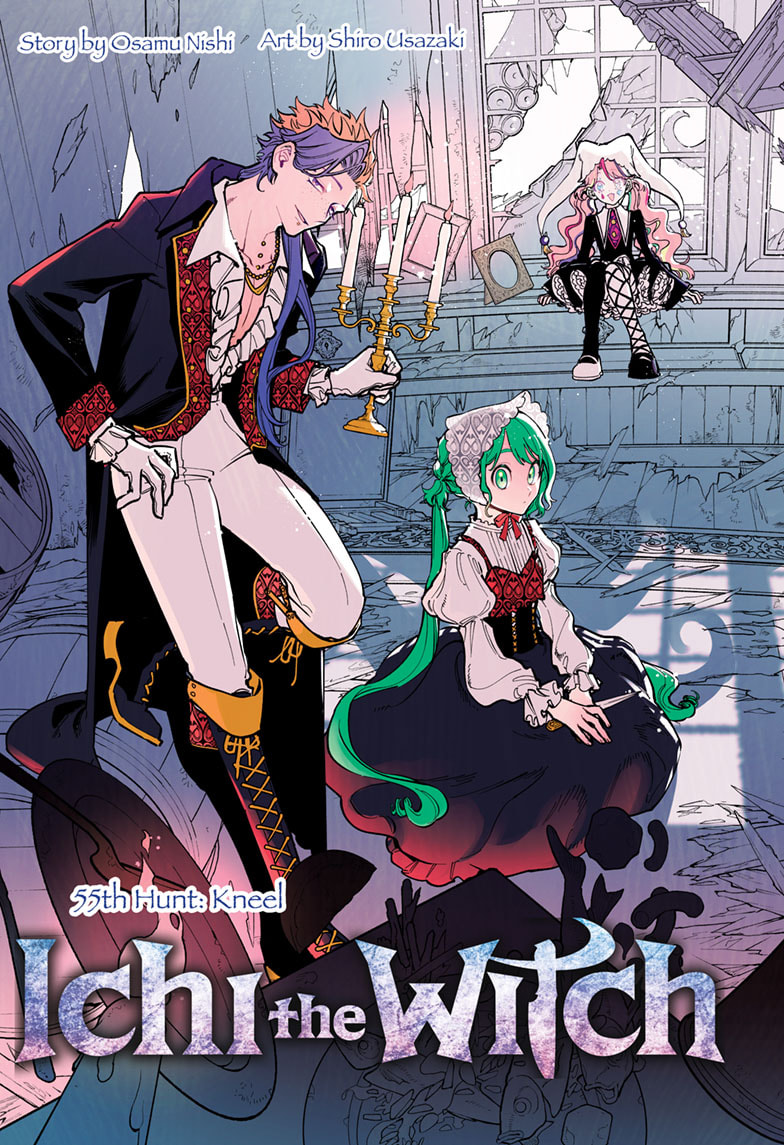 Ichi the Witch Manga Chapter 55 page 3 - Kneel scene