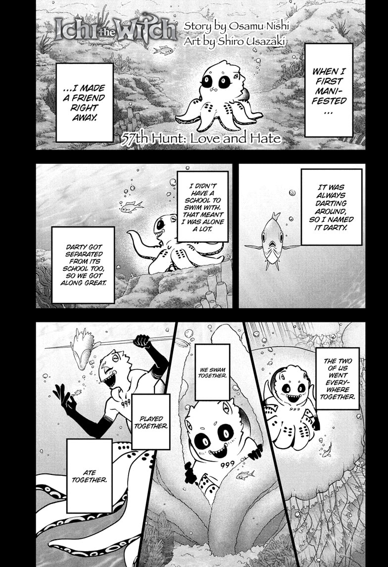 Ichi the Witch Manga Chapter 57 page 1 - Love and Hate scene